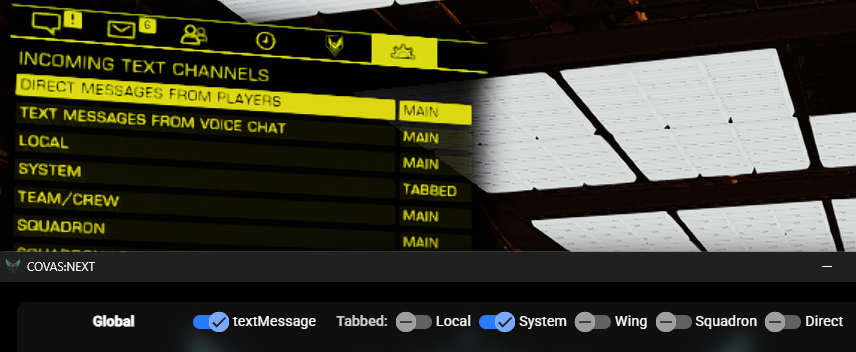Tabbed Chat Configuration